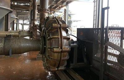 Bomba de aleación resistente al desgaste para planta de acero