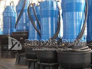 Bomba de flujo axial sumergible